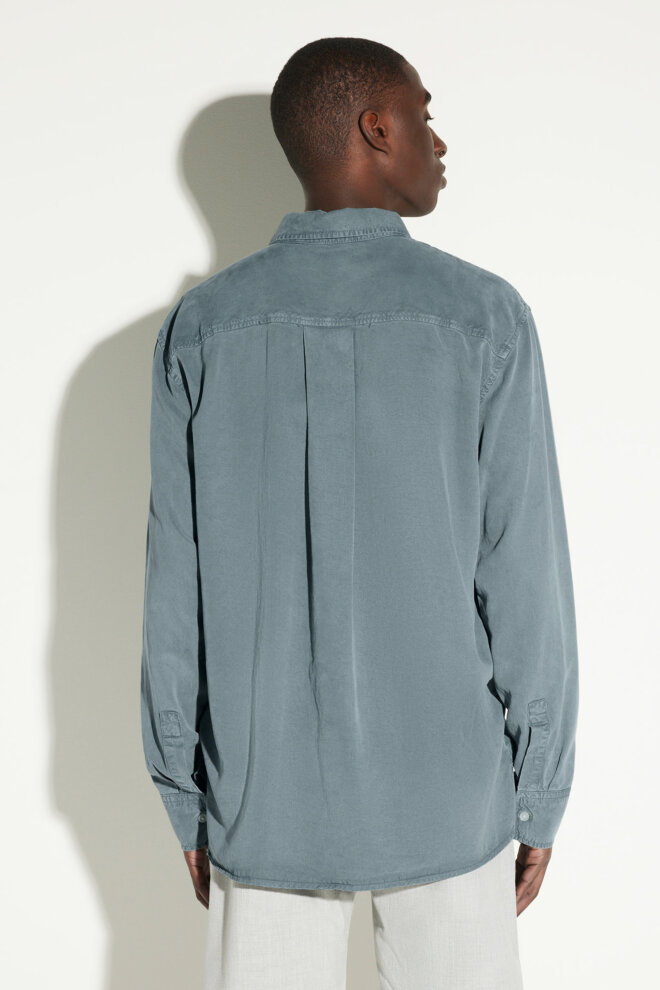 HEMD OSSIAN TENCEL ENGLISH BLUE