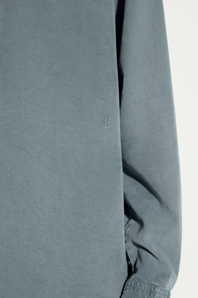 HEMD OSSIAN TENCEL ENGLISH BLUE