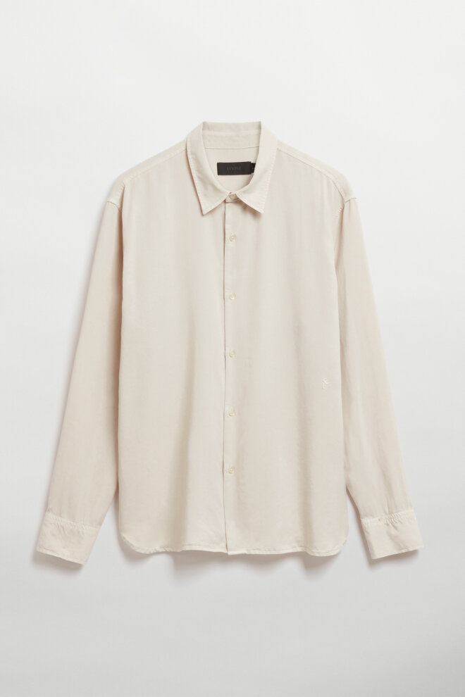 HEMD OSSIAN TENCEL BONE WHITE