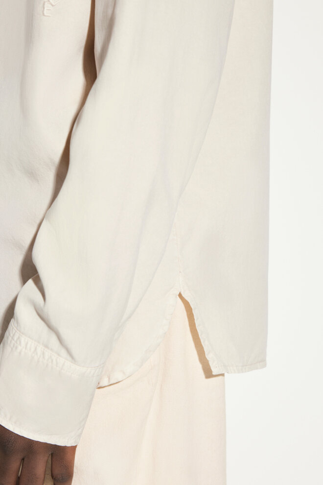 HEMD OSSIAN TENCEL BONE WHITE