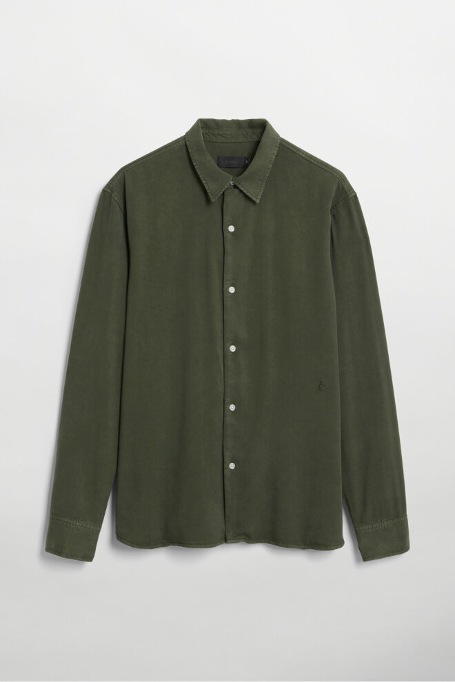 HEMD OSSIAN TENCEL SHELTER GREEN
