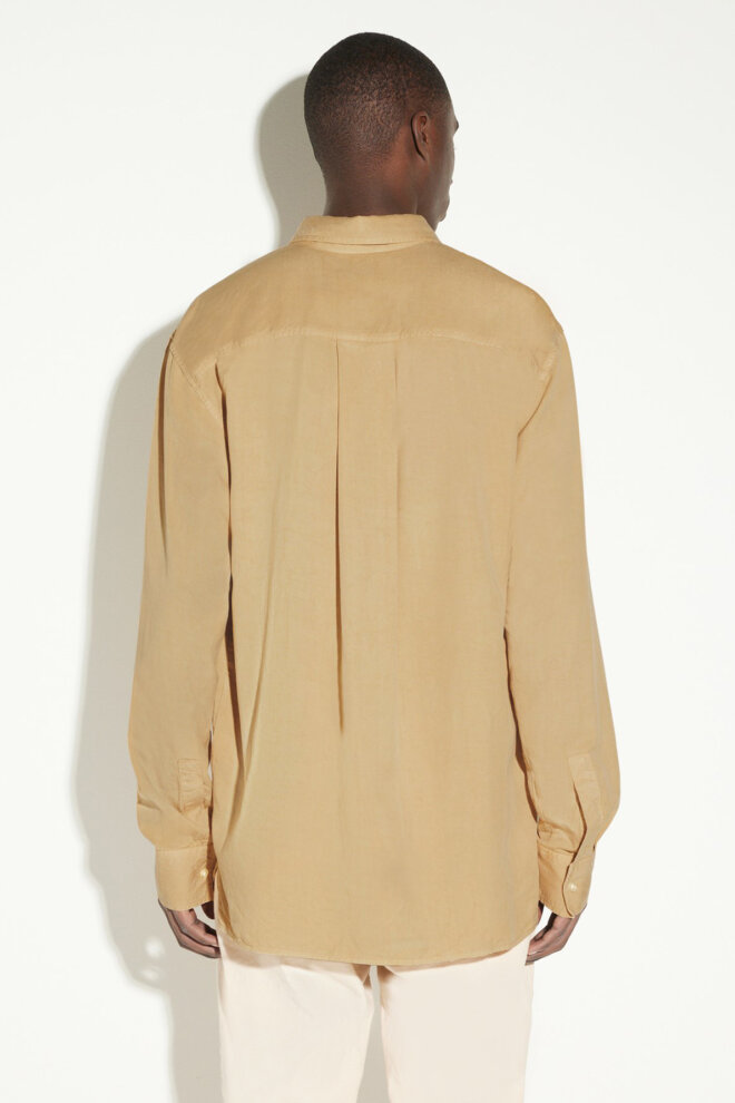 HEMD OSSIAN TENCEL KHAKI