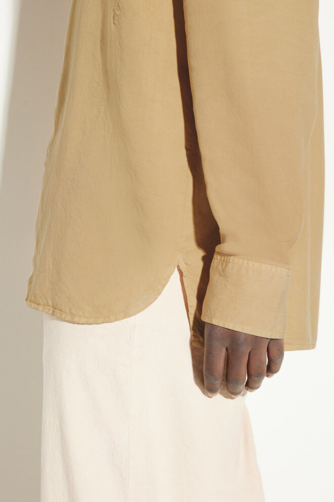 HEMD OSSIAN TENCEL KHAKI