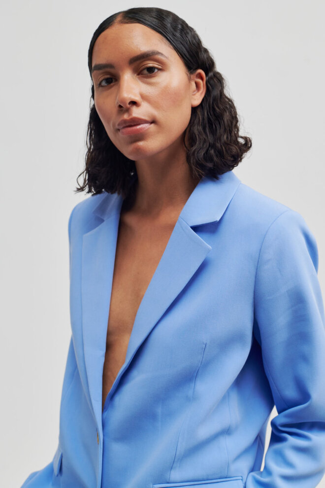 BLAZER LEVIEN CLASSIC BLAZER CORNFLOWER