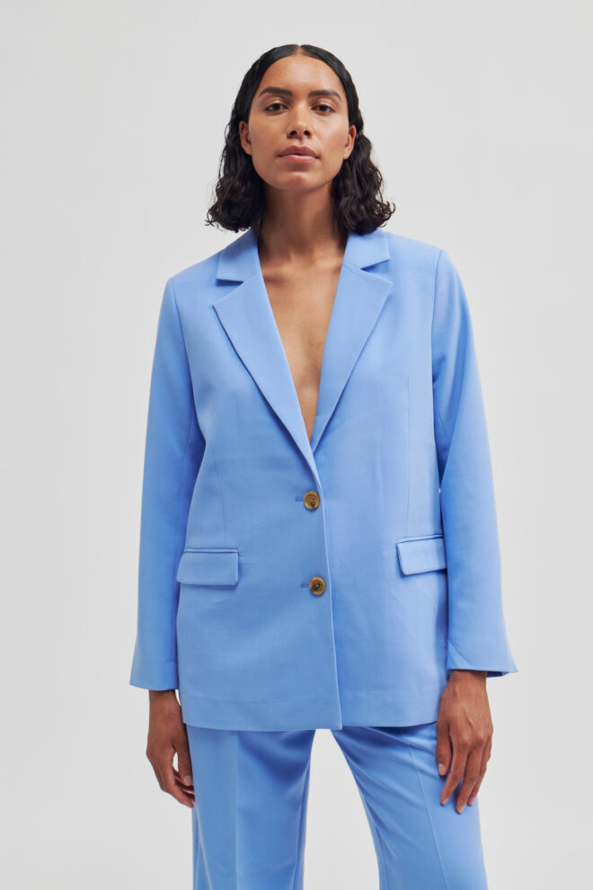 BLAZER LEVIEN CLASSIC BLAZER CORNFLOWER