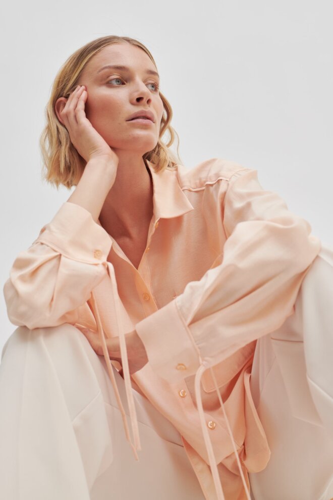 BLUSE MASMANN SHIRT BLEACHED APRICOT