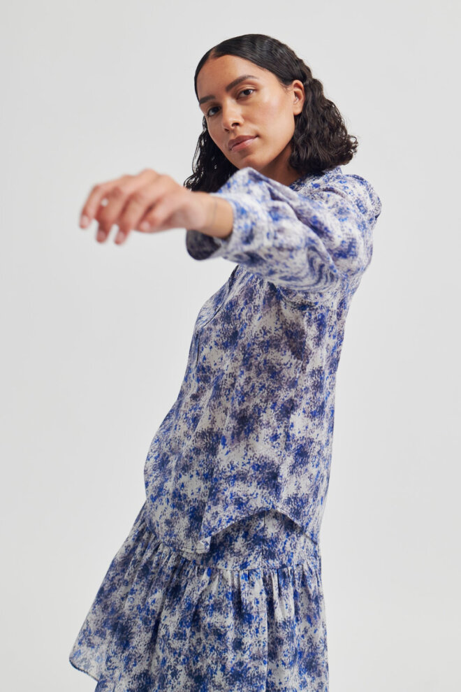 BLUSE FREESIA BLOUSE PEACOAT