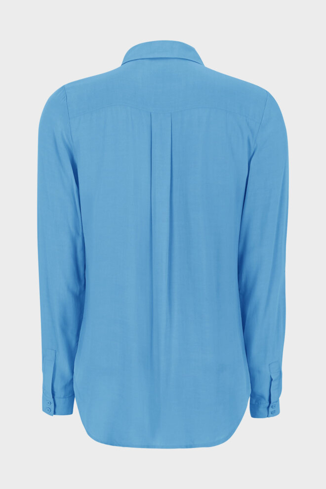BLUSE SRFREEDOM LS SHIRT AZURE BLUE