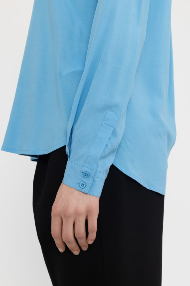 BLUSE SRFREEDOM LS SHIRT AZURE BLUE