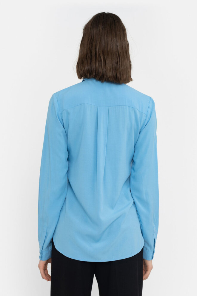 BLUSE SRFREEDOM LS SHIRT AZURE BLUE