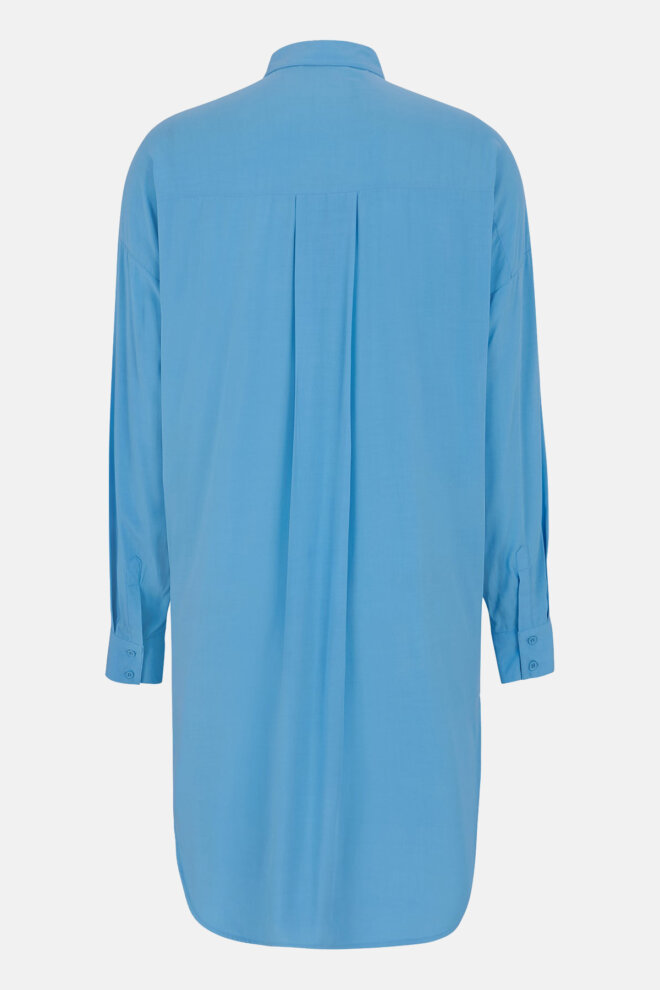 BLUSE SRFREEDOM LONG SHIRT AZURE BLUE