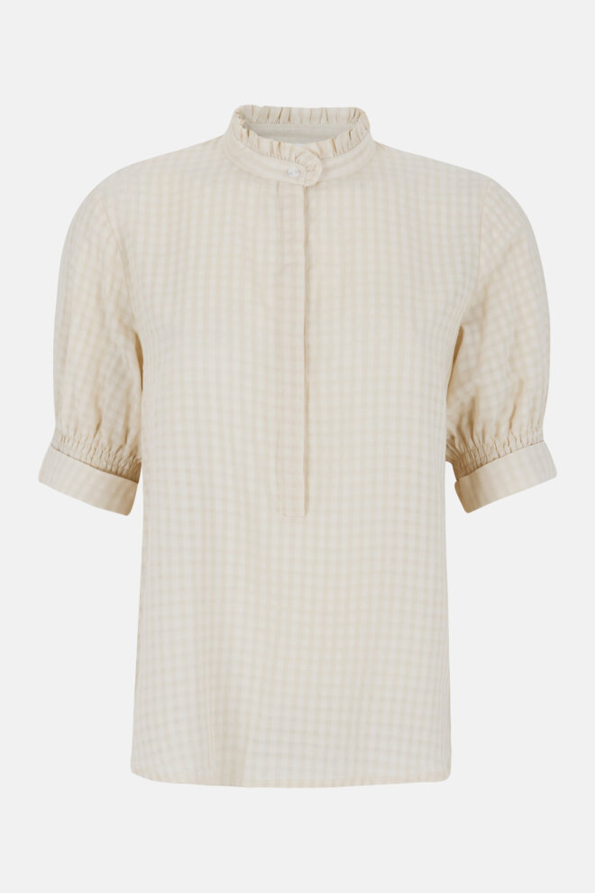 BLUSE SRFIE BLOUSE WHITECAP GRAY