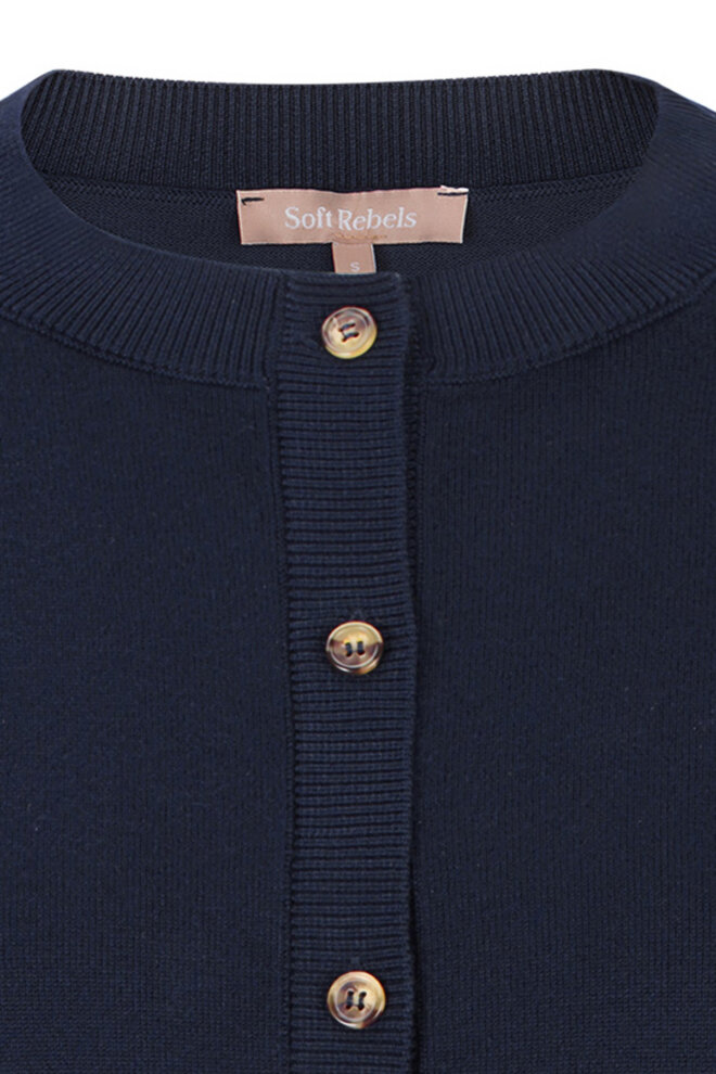 WESTE SRMARLA CARDIGAN KNIT TOTAL ECLIPSE