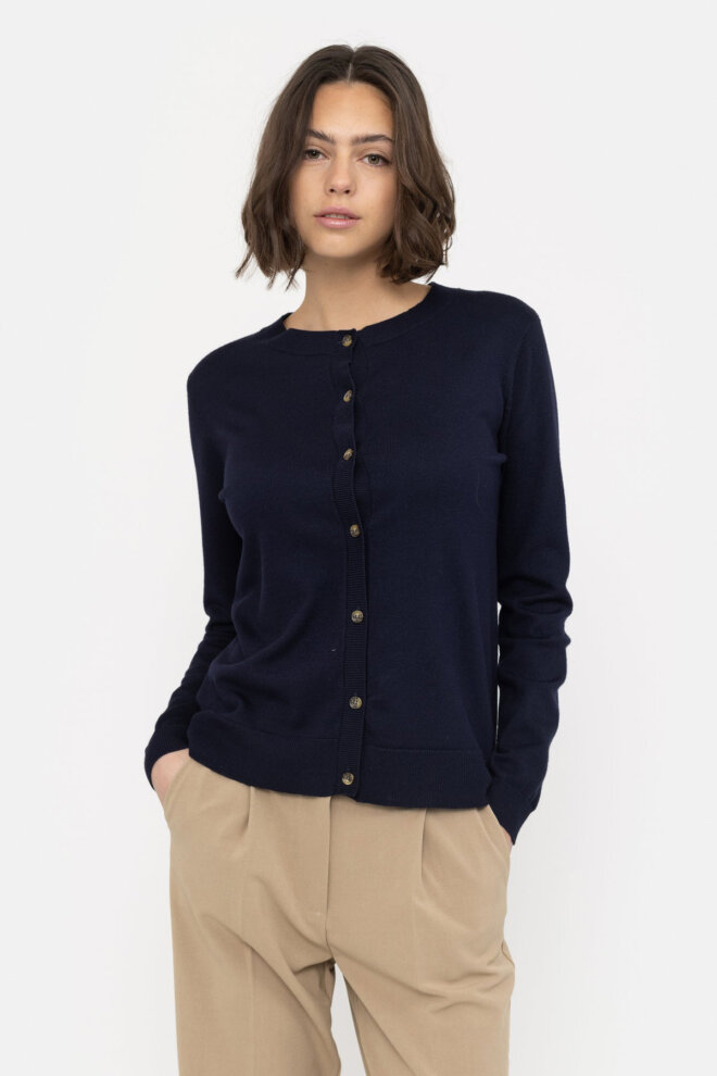 WESTE SRMARLA CARDIGAN KNIT TOTAL ECLIPSE