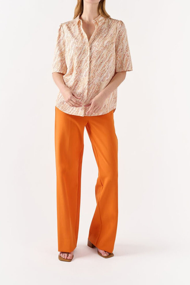 BLUSE BACHE SAND SHIRT S/S STRUCTURED SAN