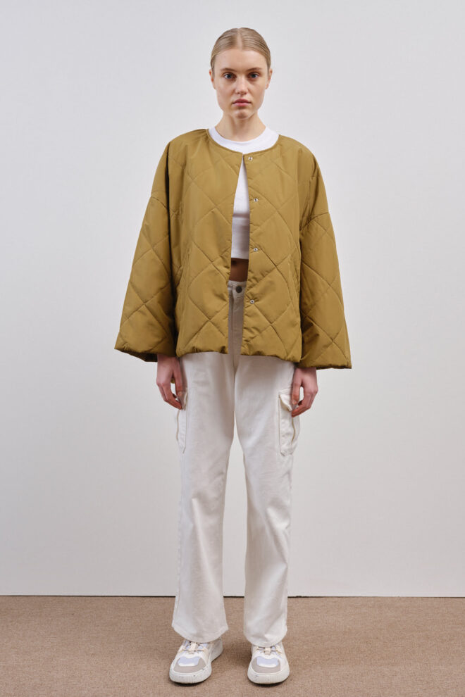 JACKE MONZA PUFFER JACKET WOOD