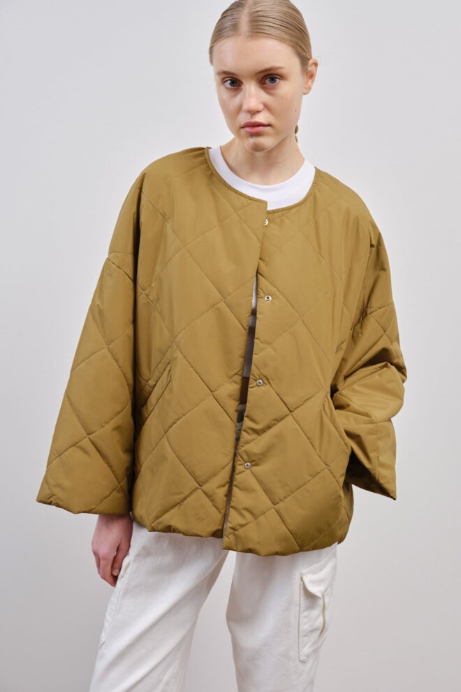 JACKE MONZA PUFFER JACKET WOOD