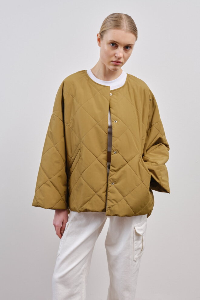 JACKE MONZA PUFFER JACKET WOOD