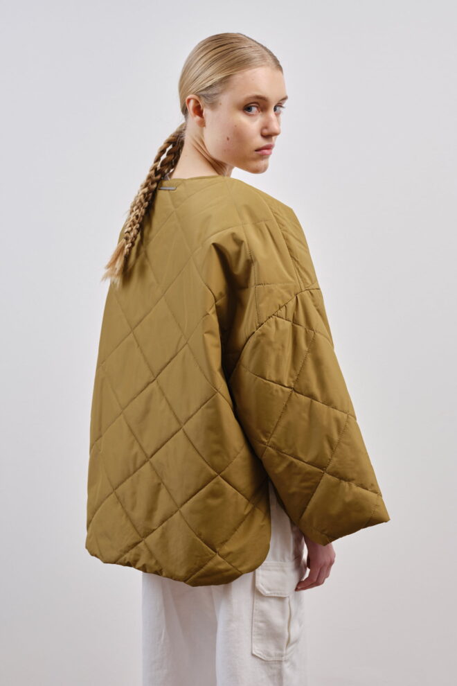 JACKE MONZA PUFFER JACKET WOOD