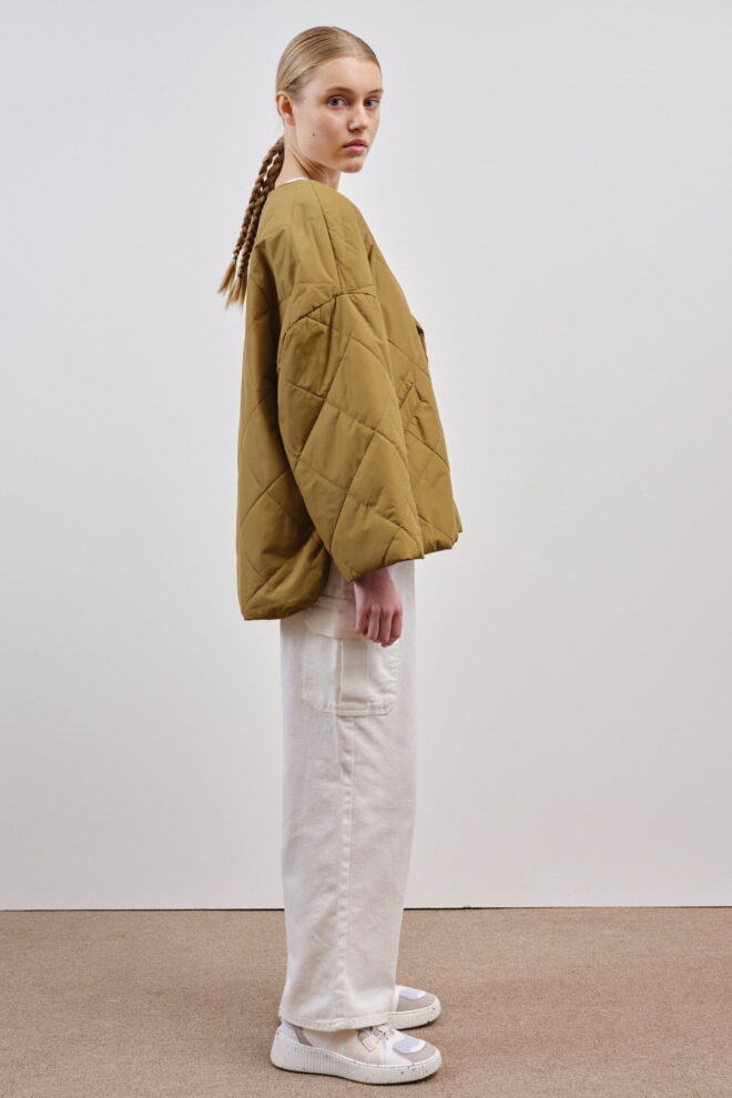 JACKE MONZA PUFFER JACKET WOOD