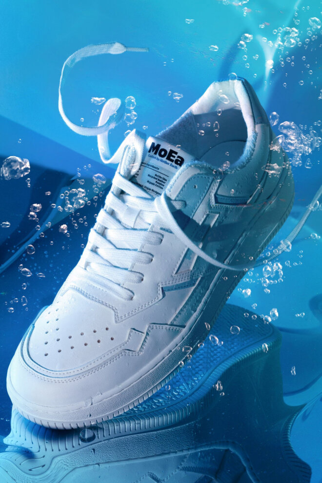 SNEAKER GEN1 PET BOTTLE WHITE&SKY BLUE