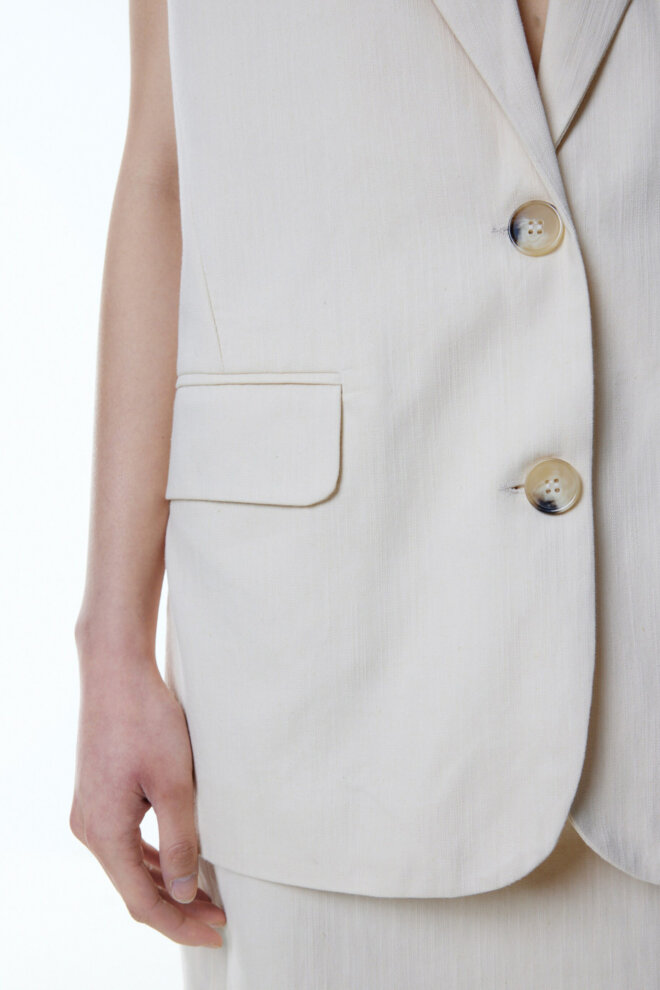 BLAZER TAYRA VEST BUTTER CREAM