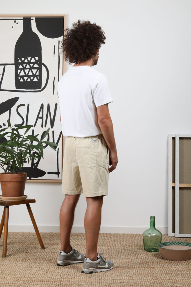 SHORT DEVON CORD OFF WHITE