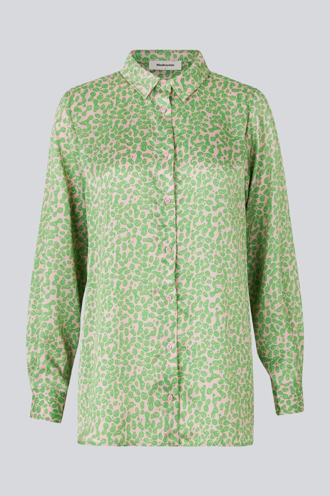 BLUSE CLARKEMD PRINT SHIRT CLASSIC GREEN