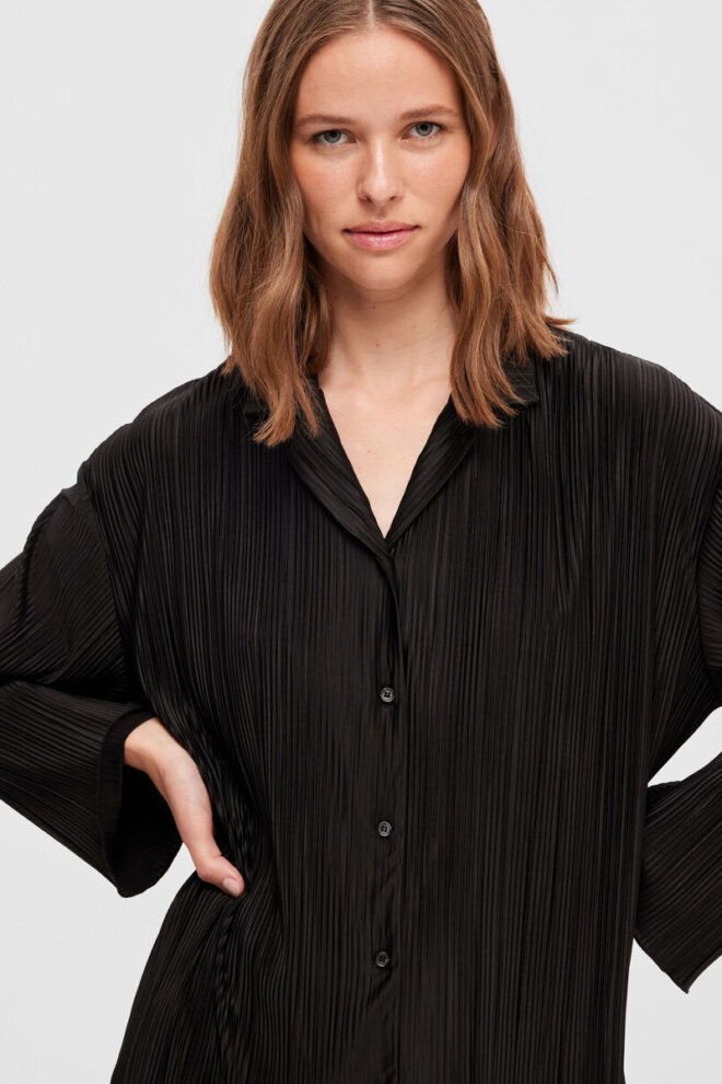 BLUSE 16090284 SLFELLIE LS BLACK