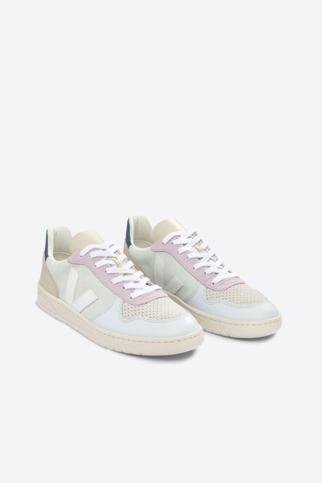 SNEAKER VX0303119A V-10 SUEDE JADE WHITE MU