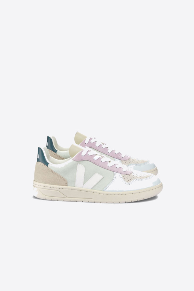 SNEAKER VX0303119A V-10 SUEDE JADE WHITE MU