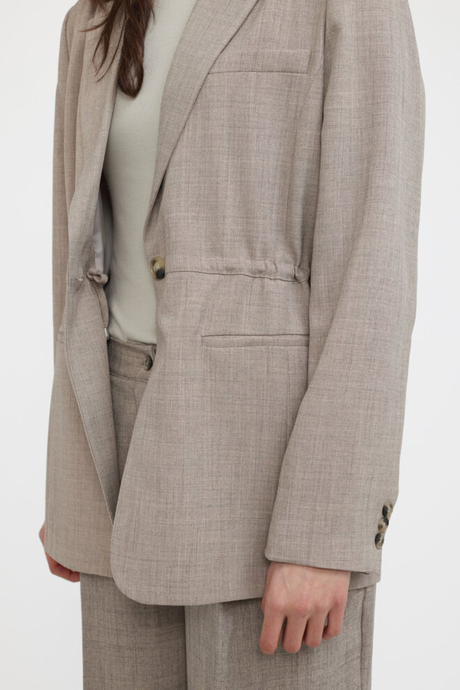 BLAZER SRARIA BLAZER COFFEE QUARTZ