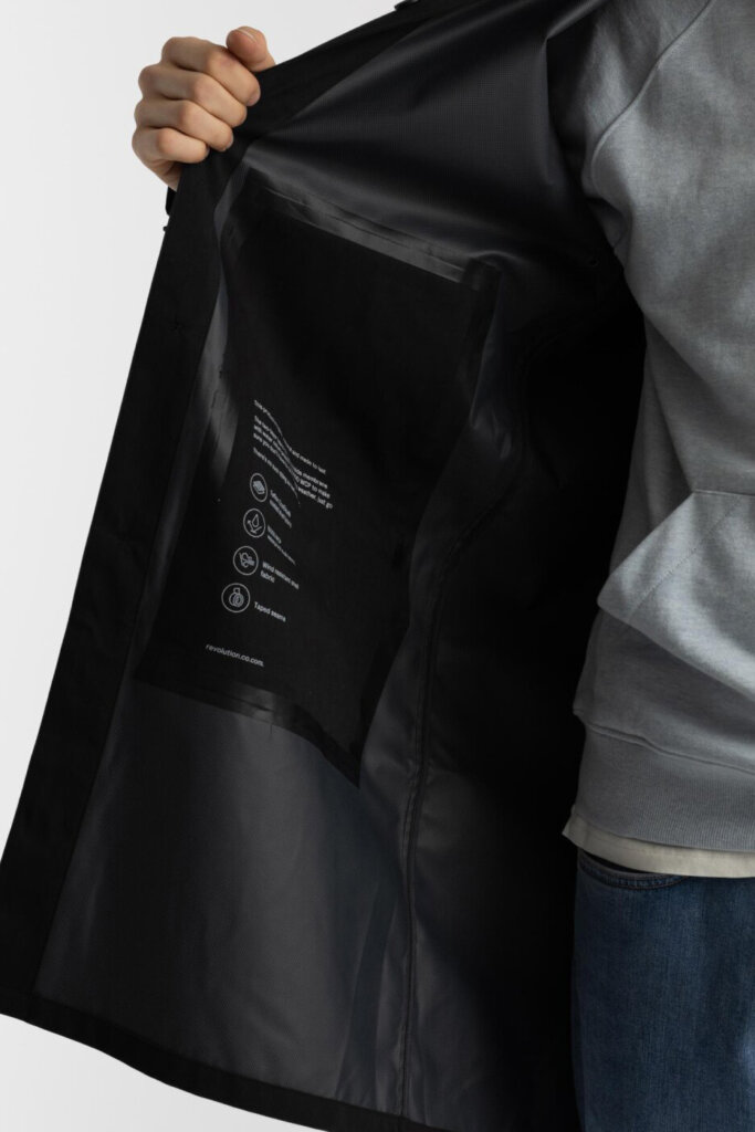 MANTEL 7758 MAC COAT BLACK