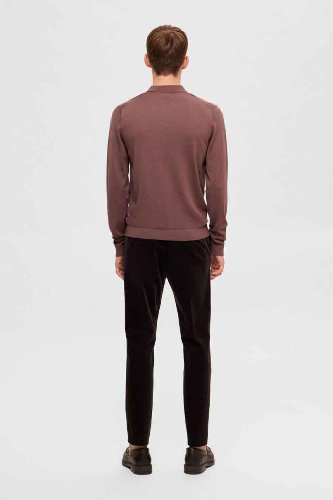 POLO 16090149 SLHTOWN MERINO PEPPERCORN