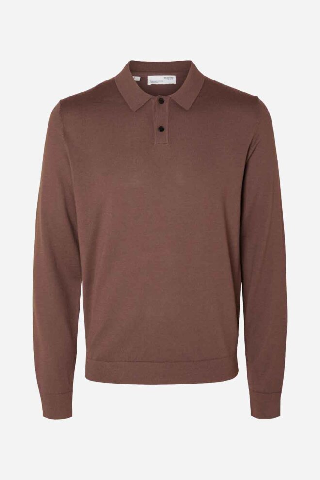 POLO 16090149 SLHTOWN MERINO PEPPERCORN