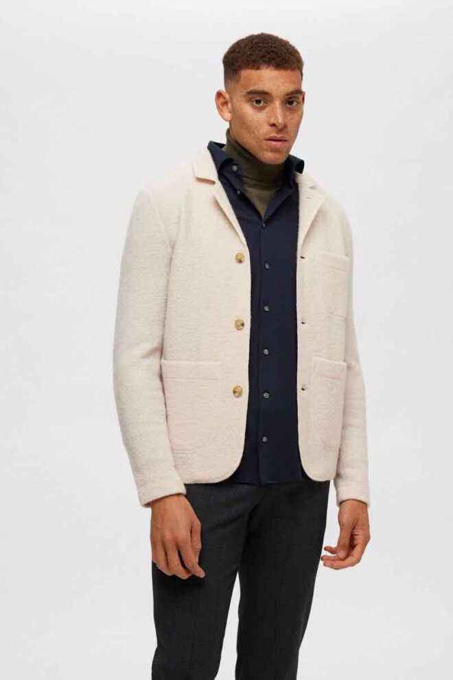 HEMD 16090208 SLHSLIMBOND DARK SAPPHIRE