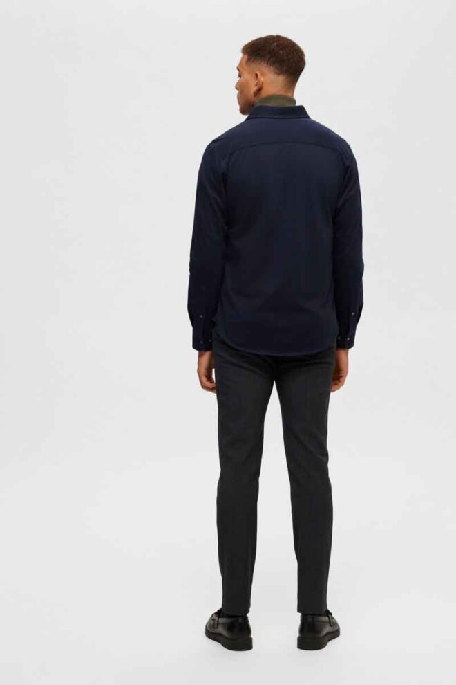 HEMD 16090208 SLHSLIMBOND DARK SAPPHIRE