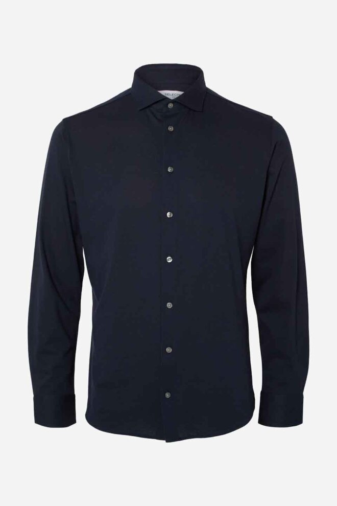 HEMD 16090208 SLHSLIMBOND DARK SAPPHIRE