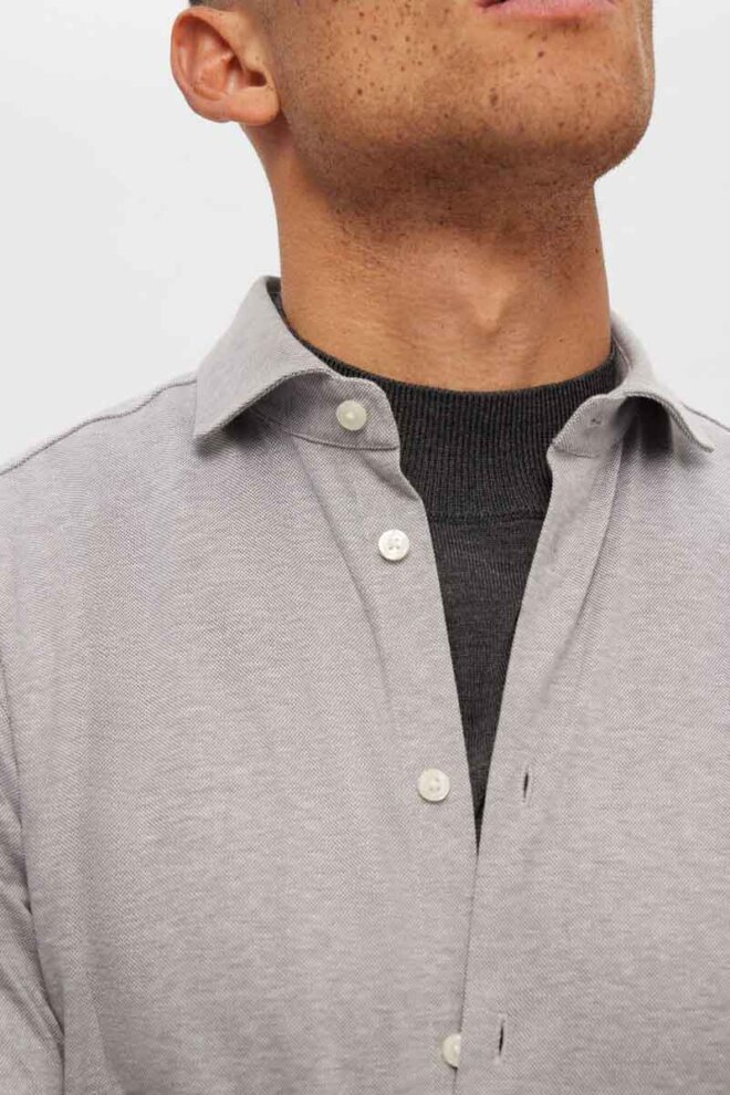 HEMD 16090208 SLHSLIMBOND PURE CASHMERE