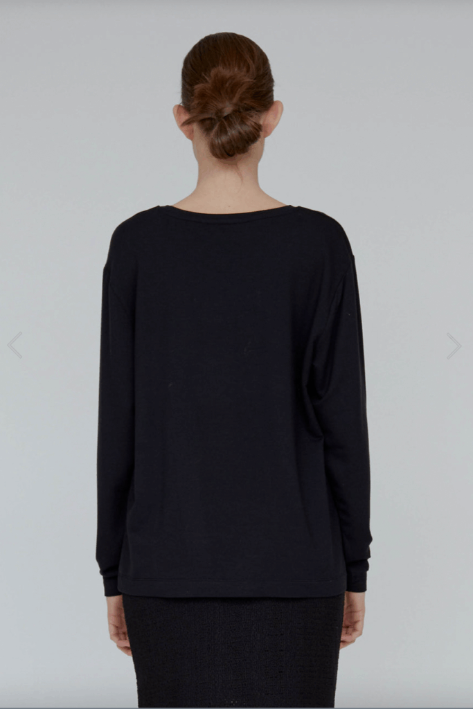 SHIRT JOLINE LS TEE BLACK
