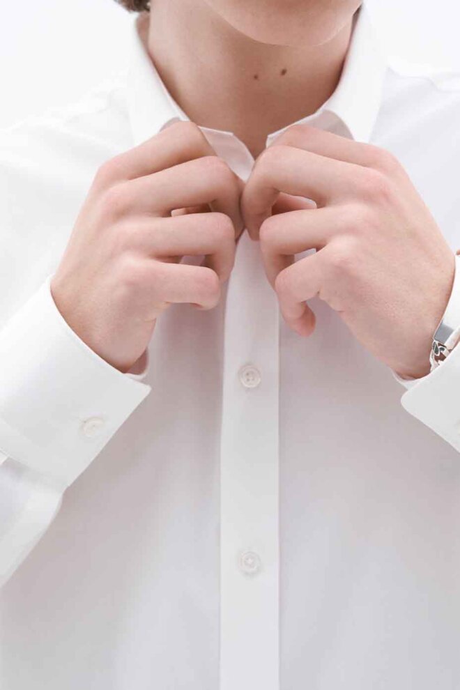 HEMD 29101 PAUL STRETCH SHIRT 1009 WHITE