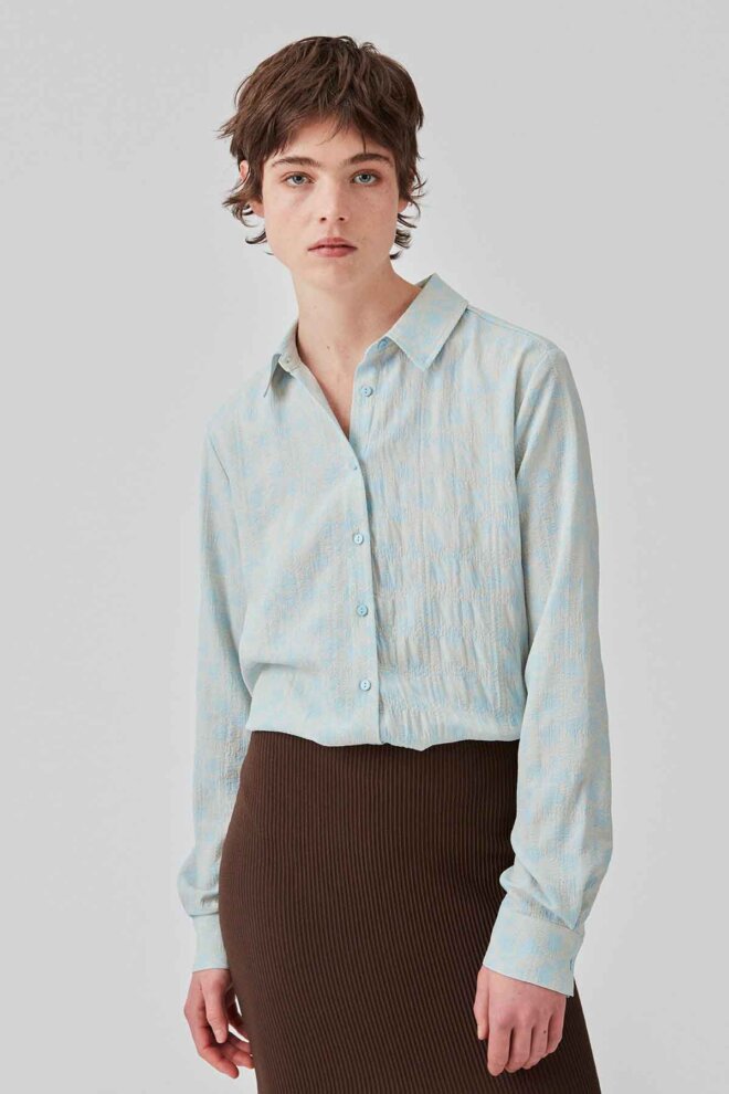 BLUSE CUPIDMD PRINT SHIRT FLOWER DOTS