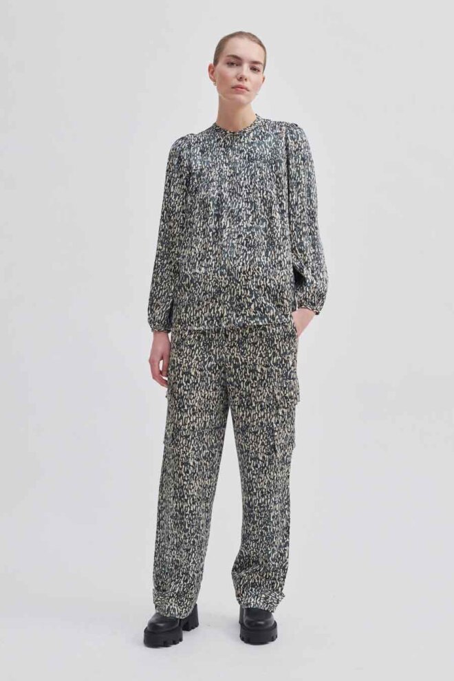 BLUSE LUNA SHIRT 7036 WOOLDLAND GRAY