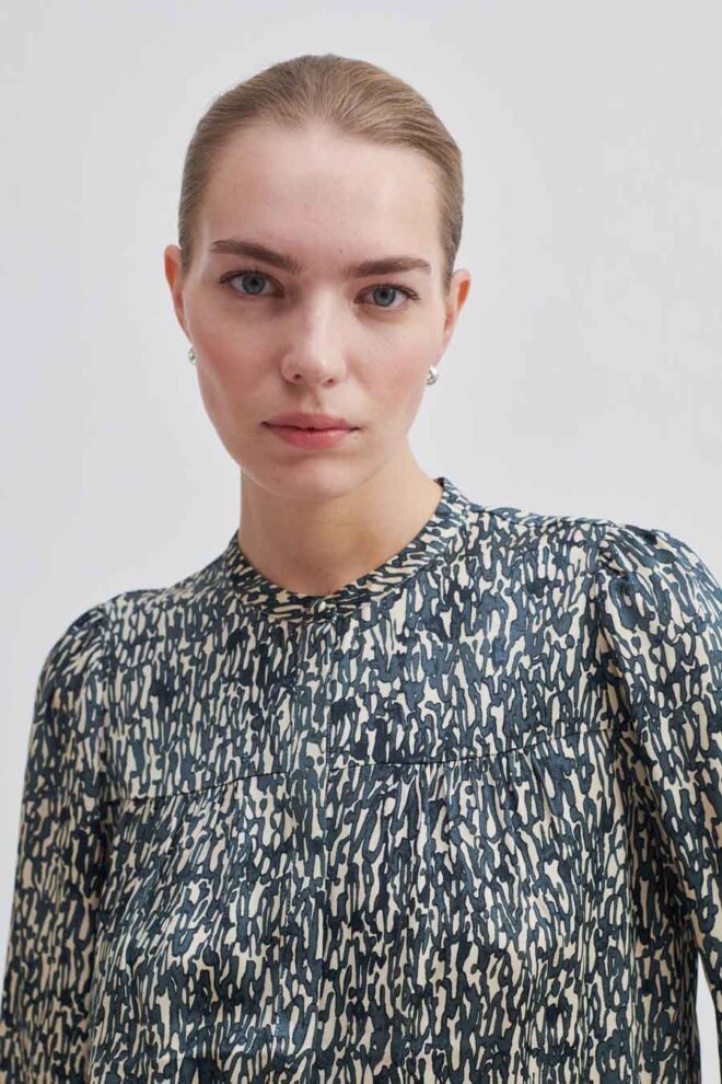 BLUSE LUNA SHIRT 7036 WOOLDLAND GRAY