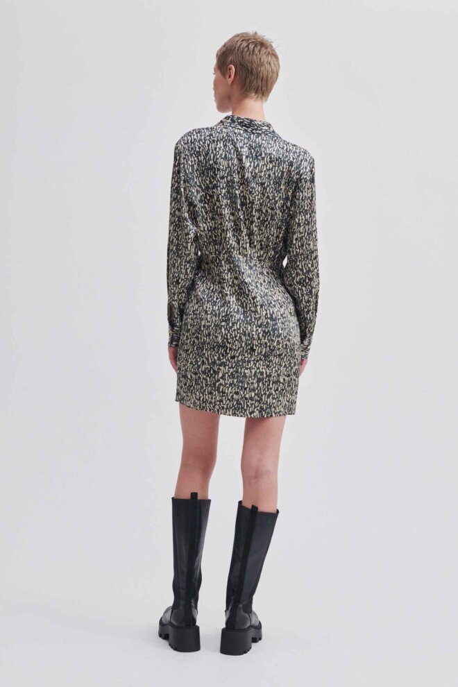 KLEID LUNA DRESS 7036 WOOLDLAND GRAY