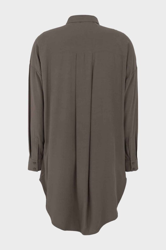 BLUSE SRFREEDOM LONG SHIRT COFFEE