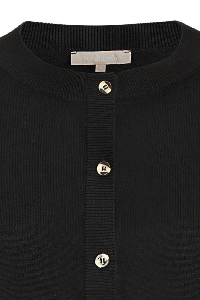 WESTE SRMARLA CARDIGAN KNIT BLACK