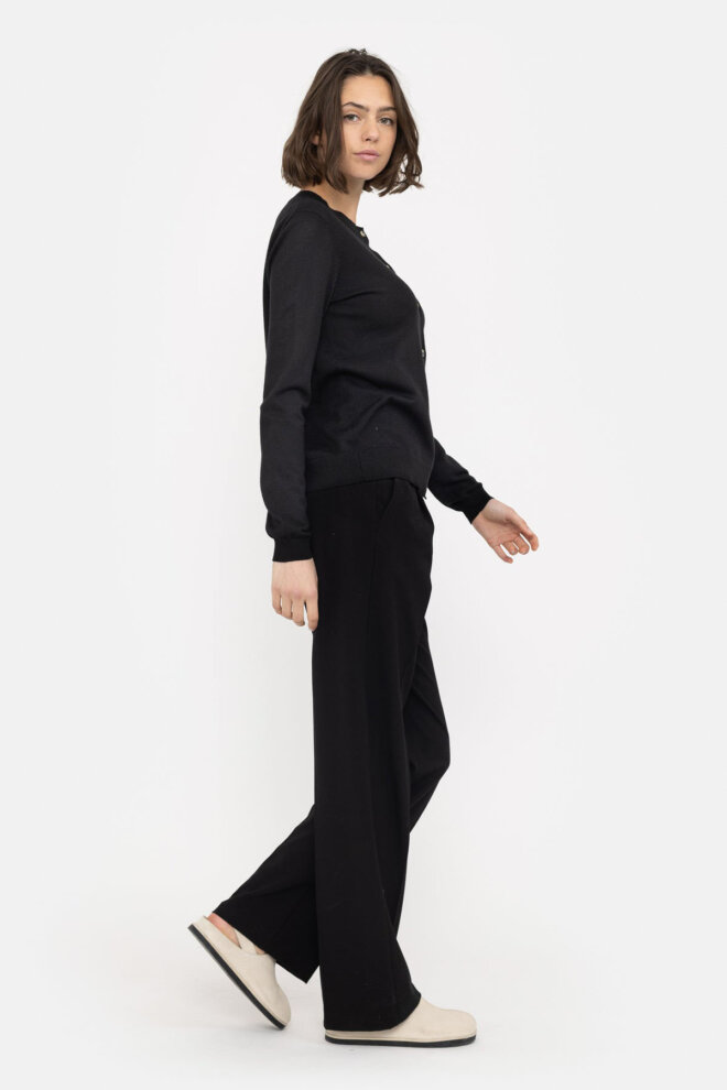 WESTE SRMARLA CARDIGAN KNIT BLACK
