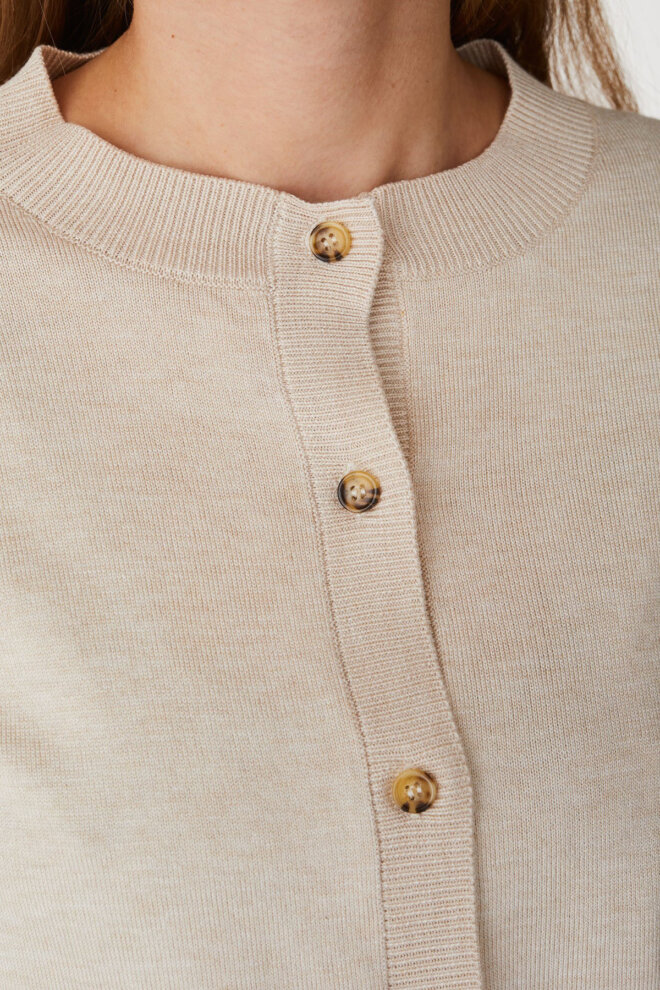 WESTE SRMARLA CARDIGAN KNIT WHITECAP GREY