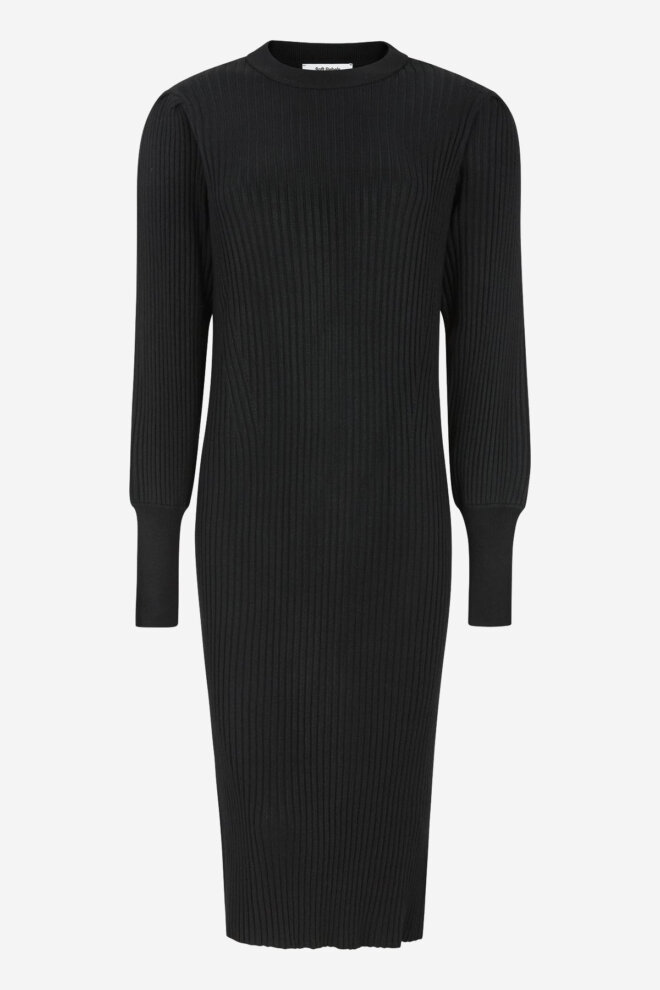 KLEID SRNOA DRESS KNIT BLACK